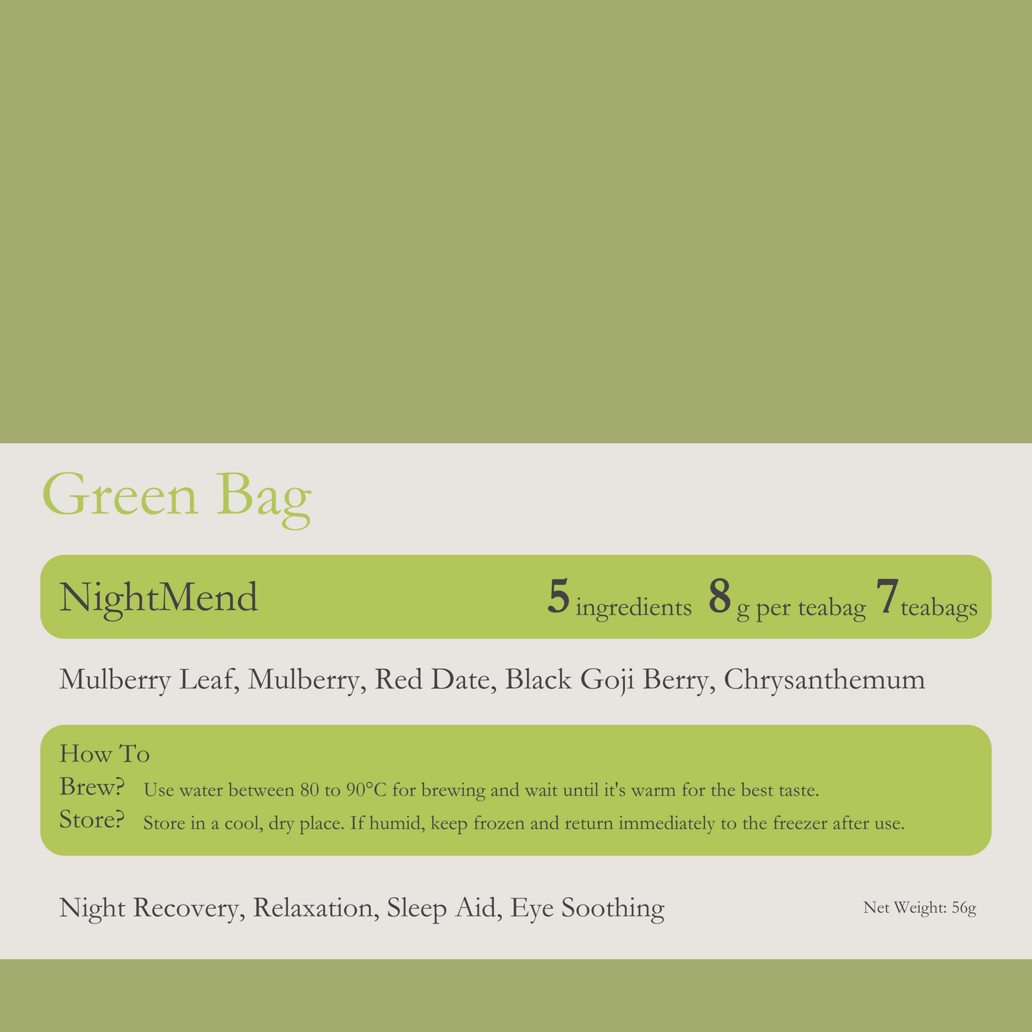 Green Bag | NightMend